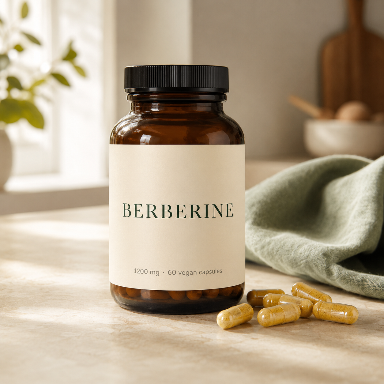berberine supplement capsules
